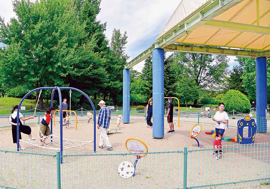 国営みちのく社の湖畔公園の画像